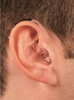 hearing instrument power behind the ear